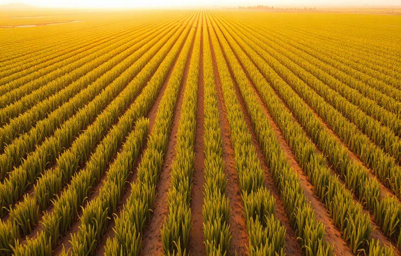Egyptian onion field