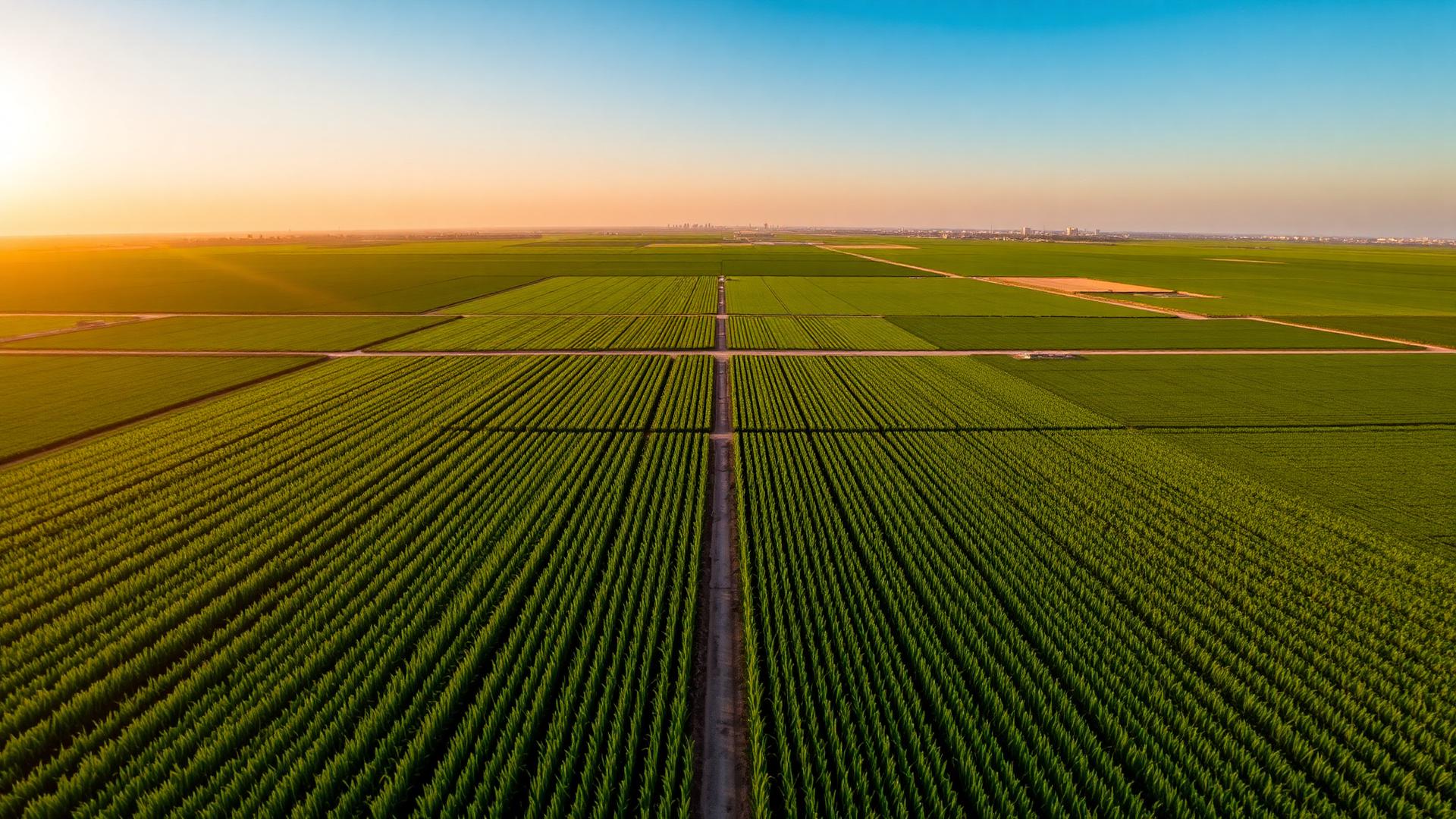 Egypt's fertile agricultural fields — source of NatNile ingredients