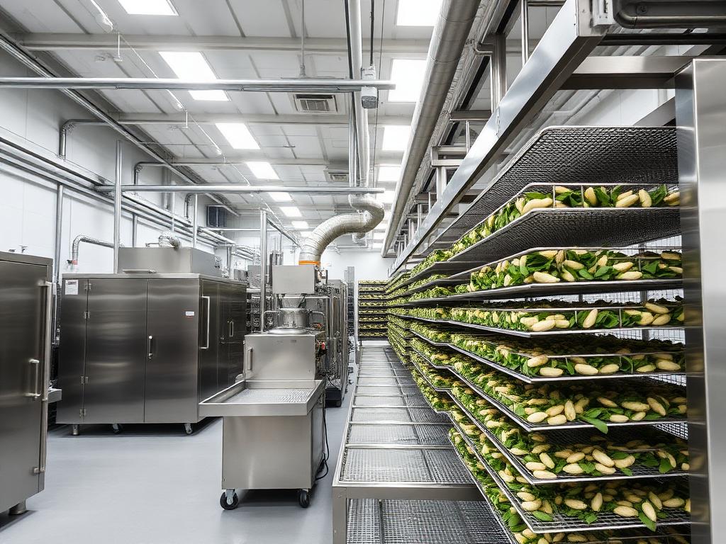 Food processing and dehydration facility